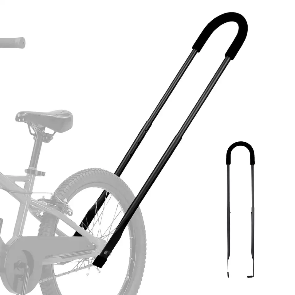 Bike Handle MEGHNA Kids Bike Training Push Handle Detachable Kids