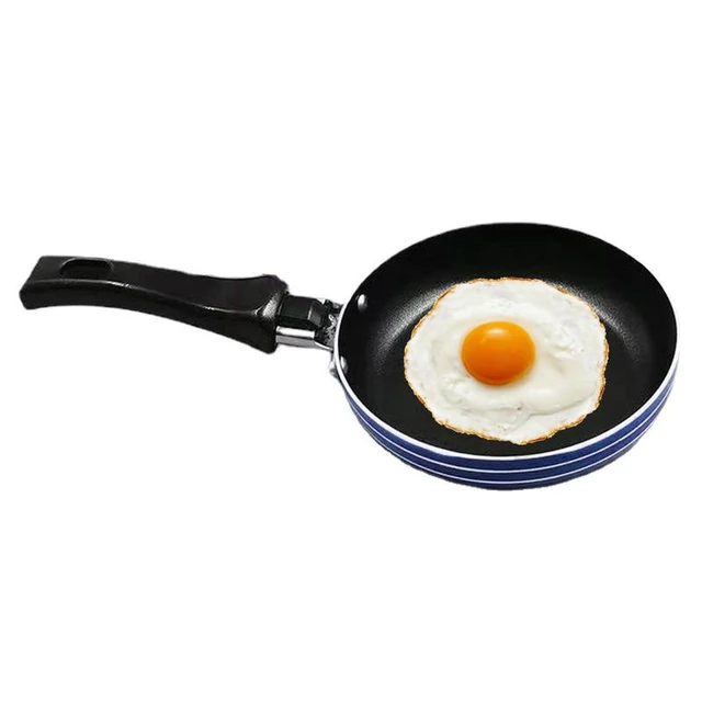 Mini Frying Pan Stainless Steel Multifunction Nonstick broiler Soft Touch  Stay Cool Handle Steel Egg and Omelate Pan - AliExpress