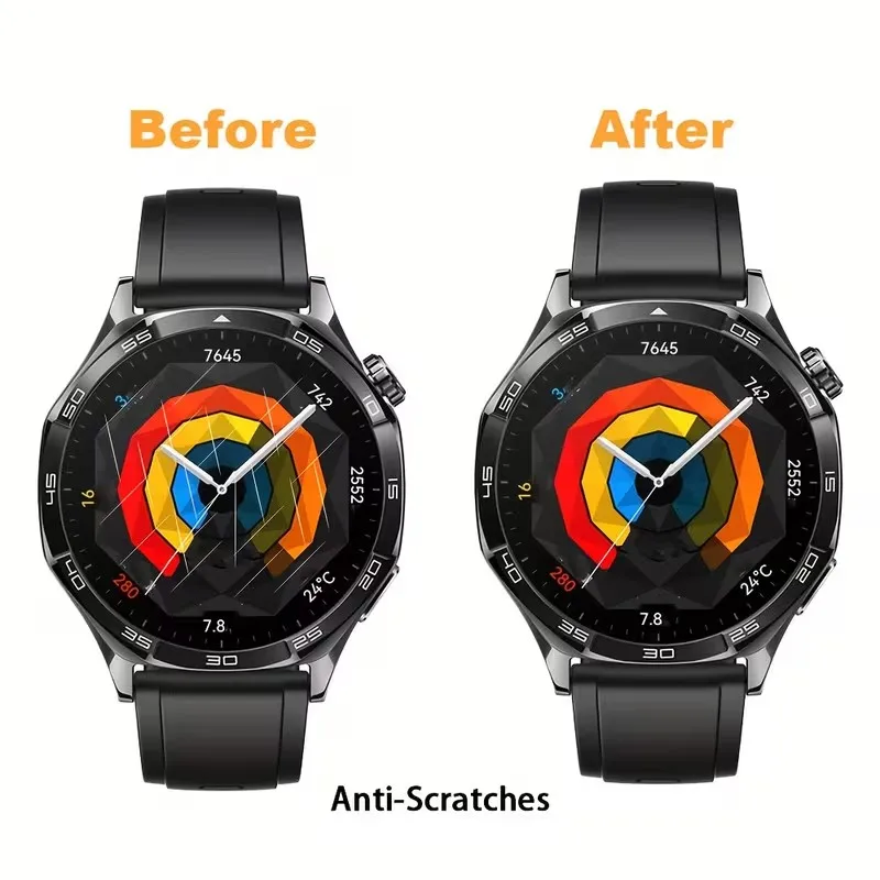 화웨이 워치 GT5/GT5 프로 46mm 41mm 화면 보호기용 투명 하이드로겔 필름 3-5개