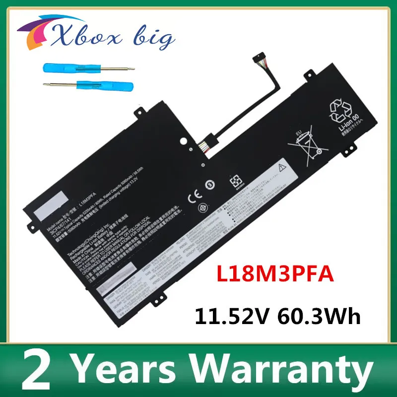 L18D3PF2 L18M3PFA Laptop Battery For Lenovo Yoga C740-15IML Yoga C740-15 Series 5B10T83 11.52V 5235mAh 739 5B10W67402