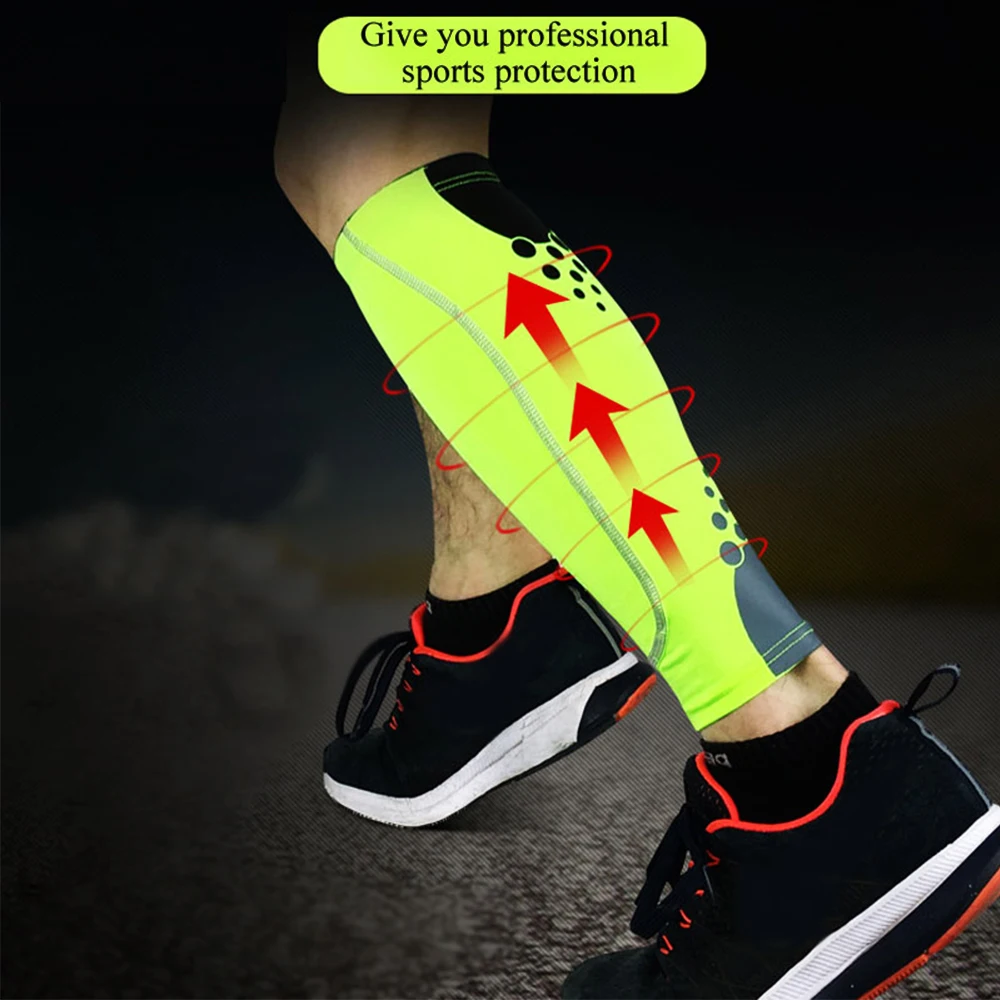 1Piece Sports Calf Compression Sleeve Shin Splint Support Guard Leg Protection Sock Cycling Running Basketball Football Tennis calf compression sleeves,calf compression sleeve