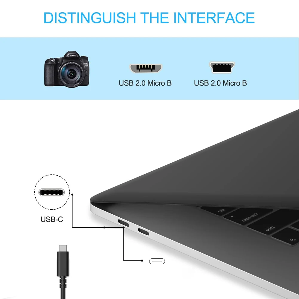 Angled USB C to Micro USB Cable Short Type C to Micro OTG power Sync cable USB-C for Samsung XiaoMi Huawei