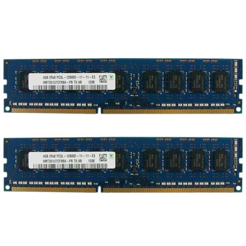 Memória Pc3l 1333 1600 v 1866 v da Estação de Trabalho da Memória Pc3l Pc312800e v Ecc da Memória Ram Ddr3 1.35 Mhz 1.5 Mhz da Memória de 8gb Ecc - Imagem 4
