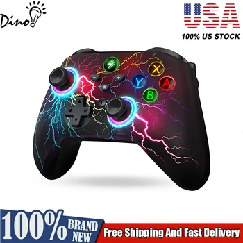 DinoFire Q212 Wireless Gamepad for iOS/Android/Switch/Switch Lite/Switch OLED Controller with Programmable Turbo 1