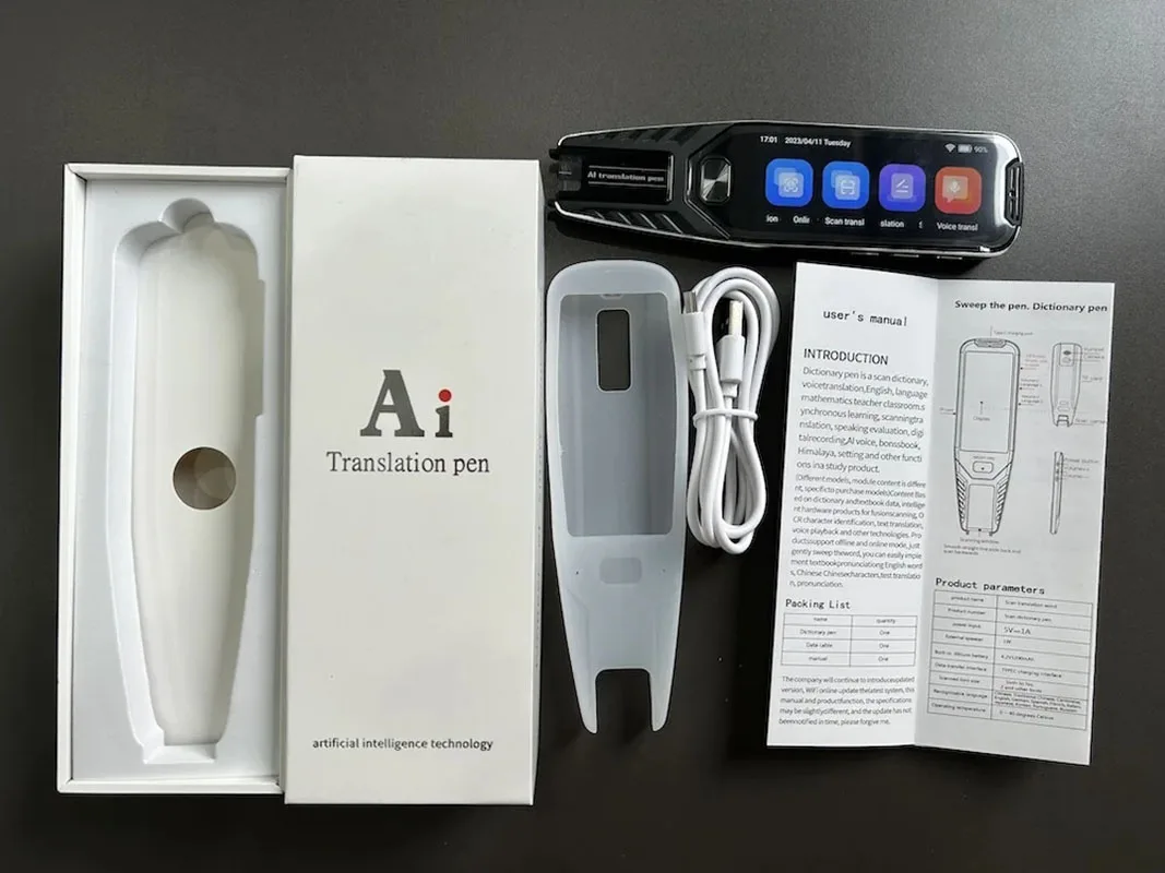 Protable Smart Voice Translator Pen E-Dictionary Instant Real-time Translate Voice Recorder Text Intelligent Translation Device