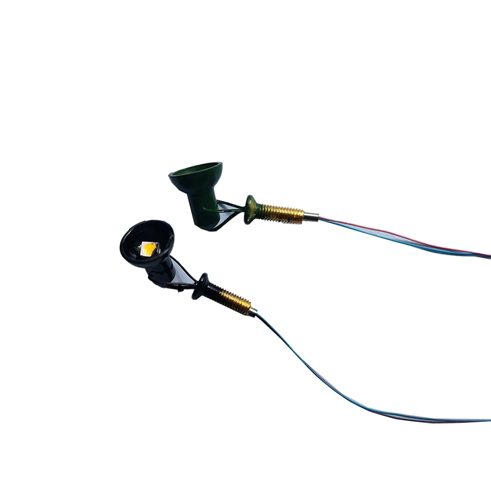 Spotlight Floodlights 25mm 5 Piece Accessories Black/green Model Replace With Pole Brass Decor Flood Light H0 TT spotlight accessories