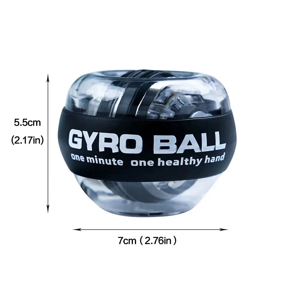 Gyro Ball Power Wrist Ball Arm Hand Muscle Force Trainer Exercise Strengthener