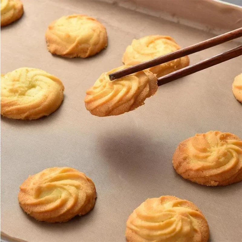 Reusable Baking Mat Round Square Non-stick Heat-resistant Cooking Paper Mat Oven Oil-proof Baking Accessories