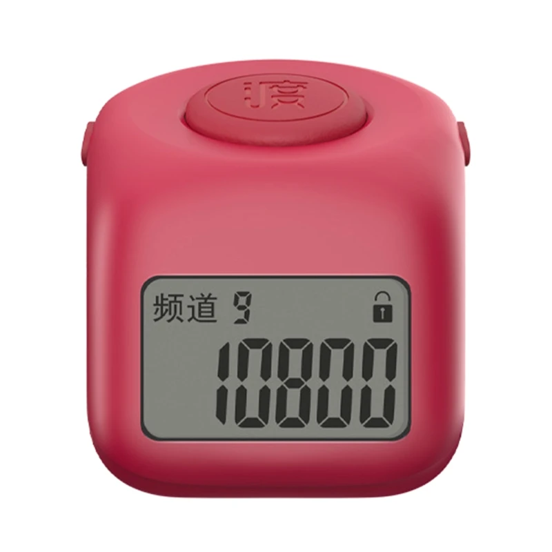 

Lightweight Hand Tally Counter Durable Beads/Prayer Counter Clicker Rechargeable 9 Channel Electronic Finger Dropship