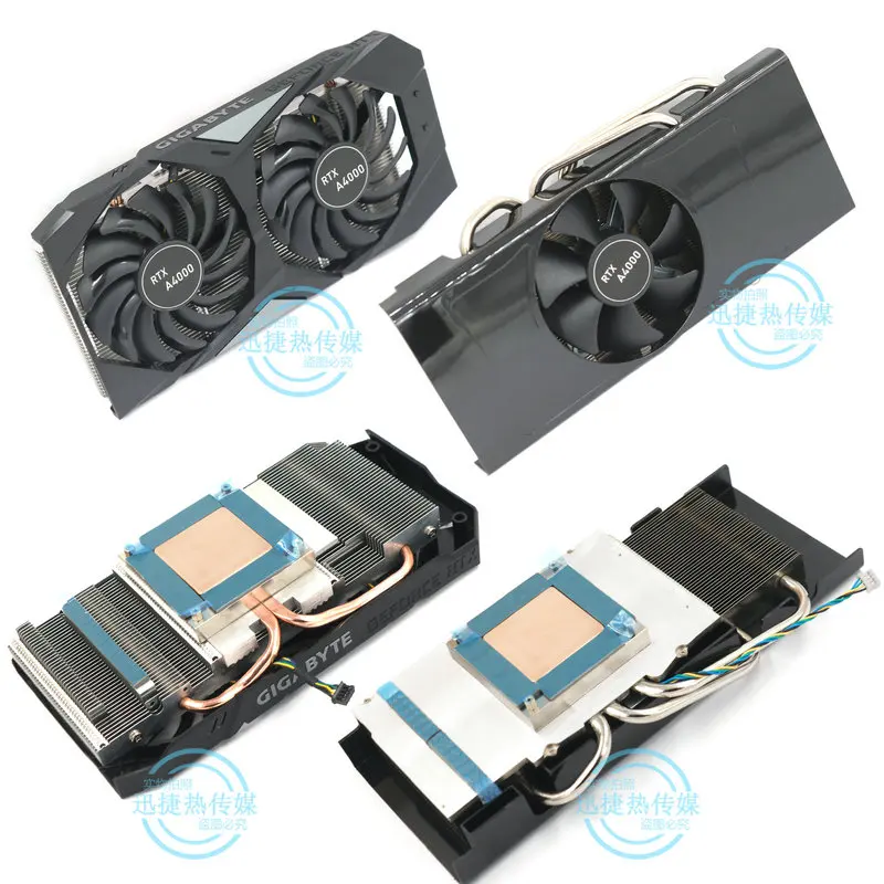 Rtx A4000 Placa Gráfica de Vídeo Arrefecimento Refrigerador Dissipador de Calor Faça Você Mesmo Novo 545 Milímetros Pitch