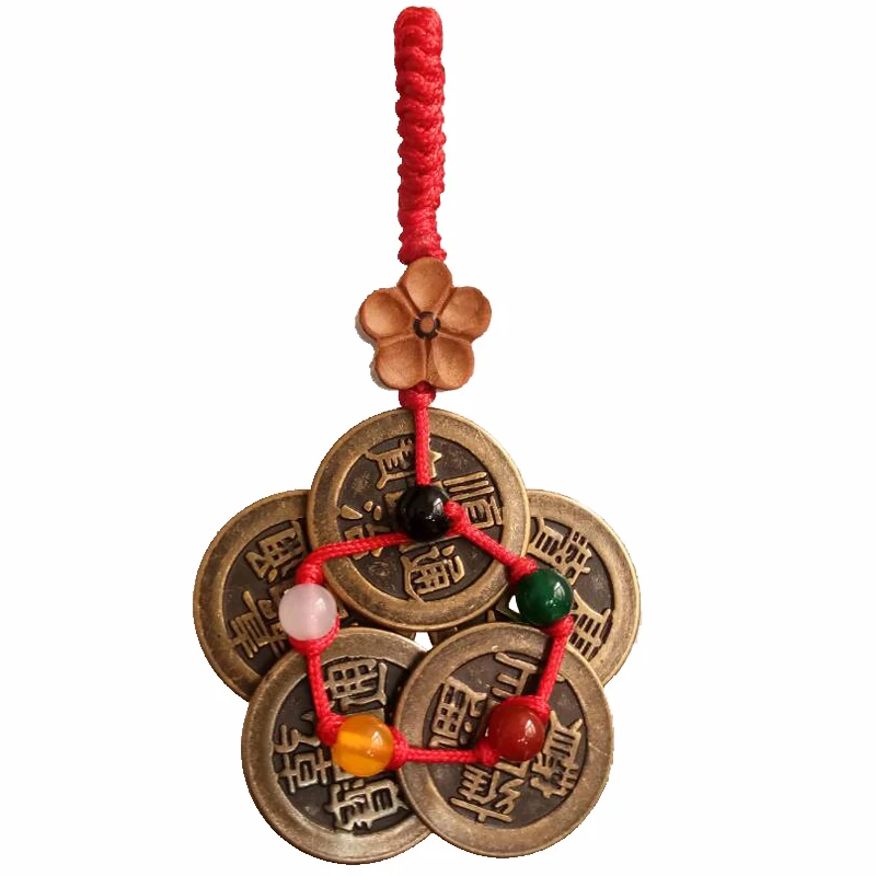 

Thicken the key chain plum blossom pendant rope Pi Xiu pendant enriches the Chinese wind to carry the pendant