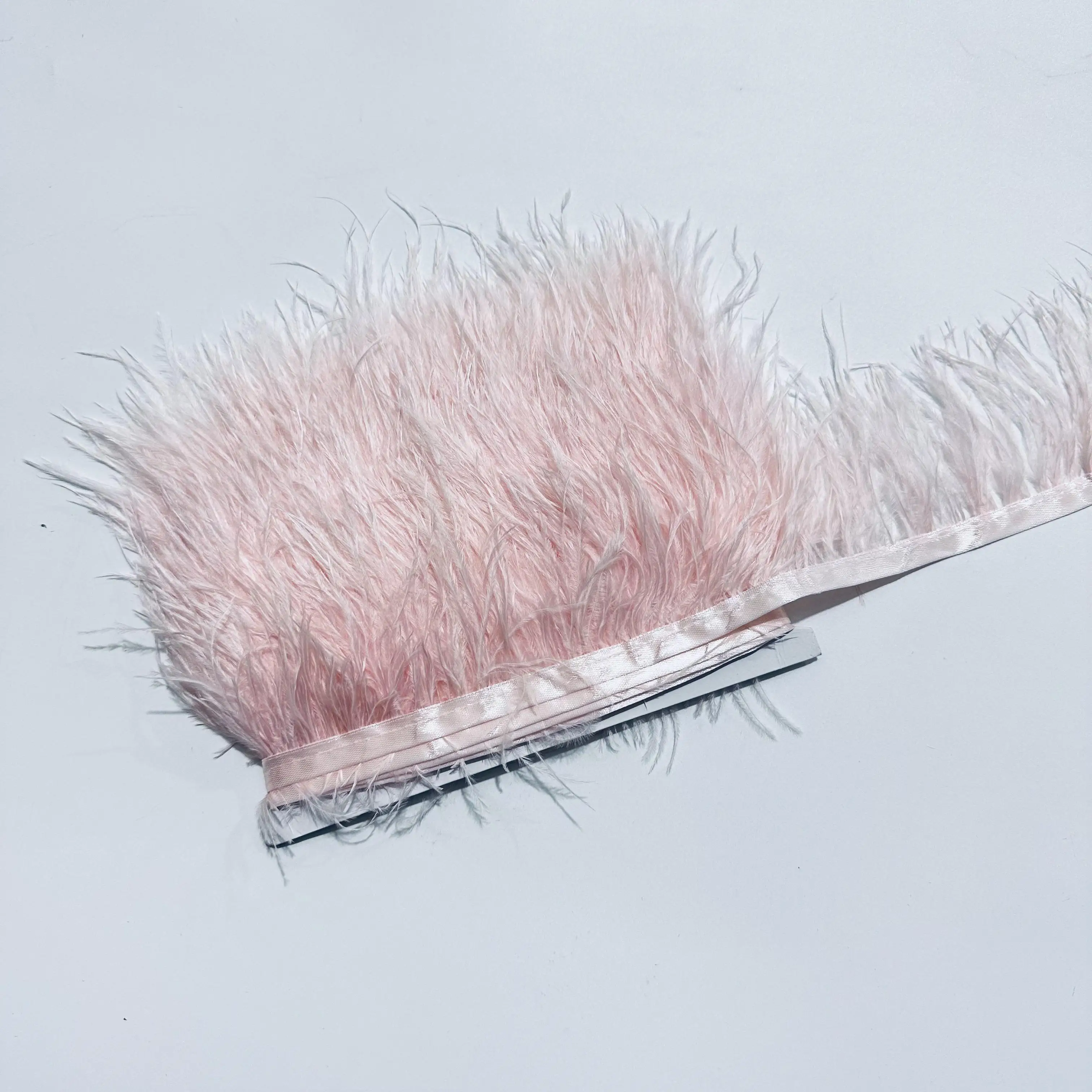 Ostrich Feathers 1/5/10Meters Trim Fringe 8-10CM for Dresses Sewing Natural,craft feathers