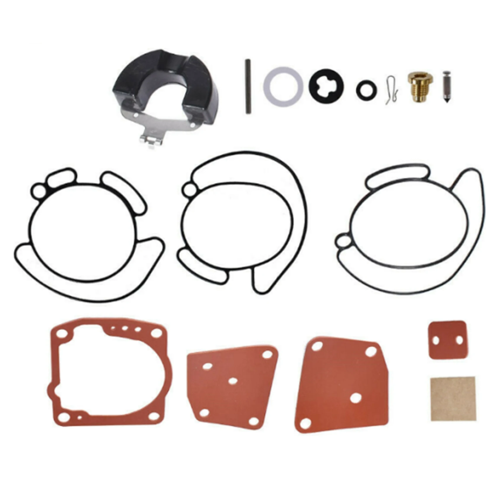 Carburetor Repair Kit for Johnson Evinrude V4 V6 90 115 125 150 175 HP 438996 18-7247 Motorcycle Parts Replacement |