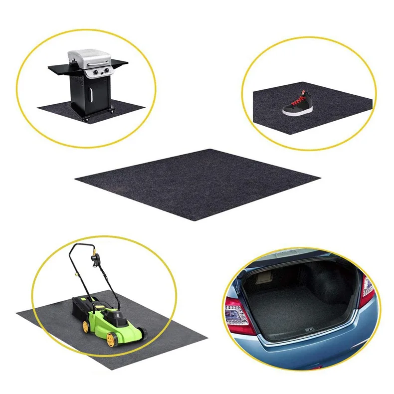 

Barbecue Mat 100x120cm Grill Protection Mat BBQ Floor Protection for Family BBQ Gas Grill Protection Mat Anthracite Protection