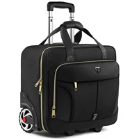 18 Inch Rolling Briefcase Large Capacity Laptop Case Briefcase Wheeled Luggage Bag Suitable For Business Travel Work Waterproof
