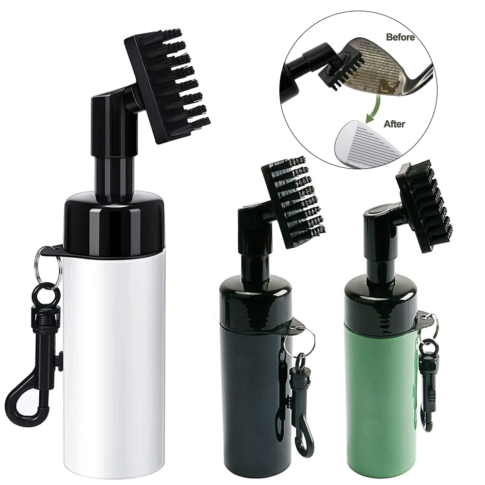 

1 piece Golf Club Cleaner Brush with Anti Leak Reservoir Tube Squeeze Bottle Easy Cleaning Golf Club Groove Cleaning Brush Tools