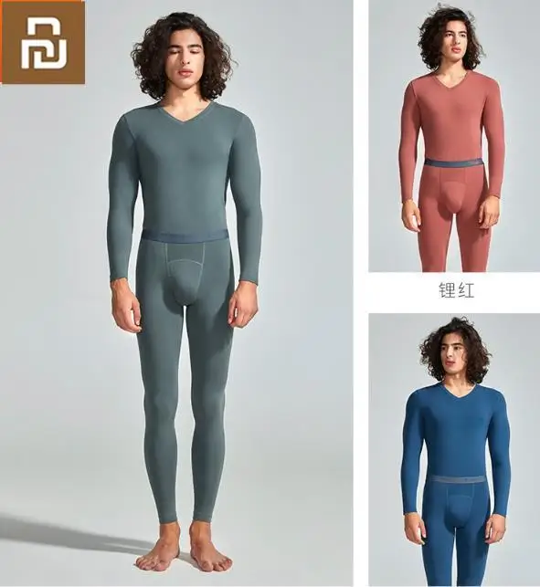 

Youpin Thermal Underwear Set Couple Winter Thermal Clothing Undershirt Women's Slim Bottoming Autumn Long Sleeve Trousers Suit