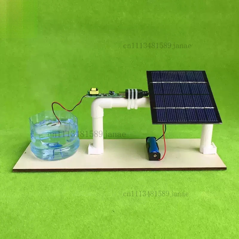 1세트 DIY 태양광 분무기 가습기 기술 소형 제작기구 소형 발명물 물리 실험 수상작 소형 작품 학생용