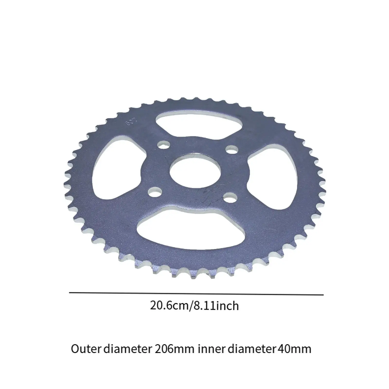 Rear Sprocket High-strength 420 50T Powersports Parts Motorcycle Parts for Lawn Mower ct200U Go Kart Dirt Bike Four Wheeler