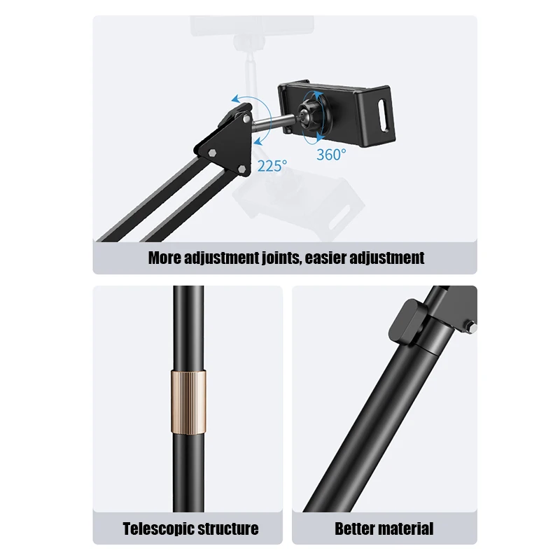 Titular, Suporte para Xiaomi, iPad Pro12.9, Espreguiçadeira, Cama, Suporte de Montagem