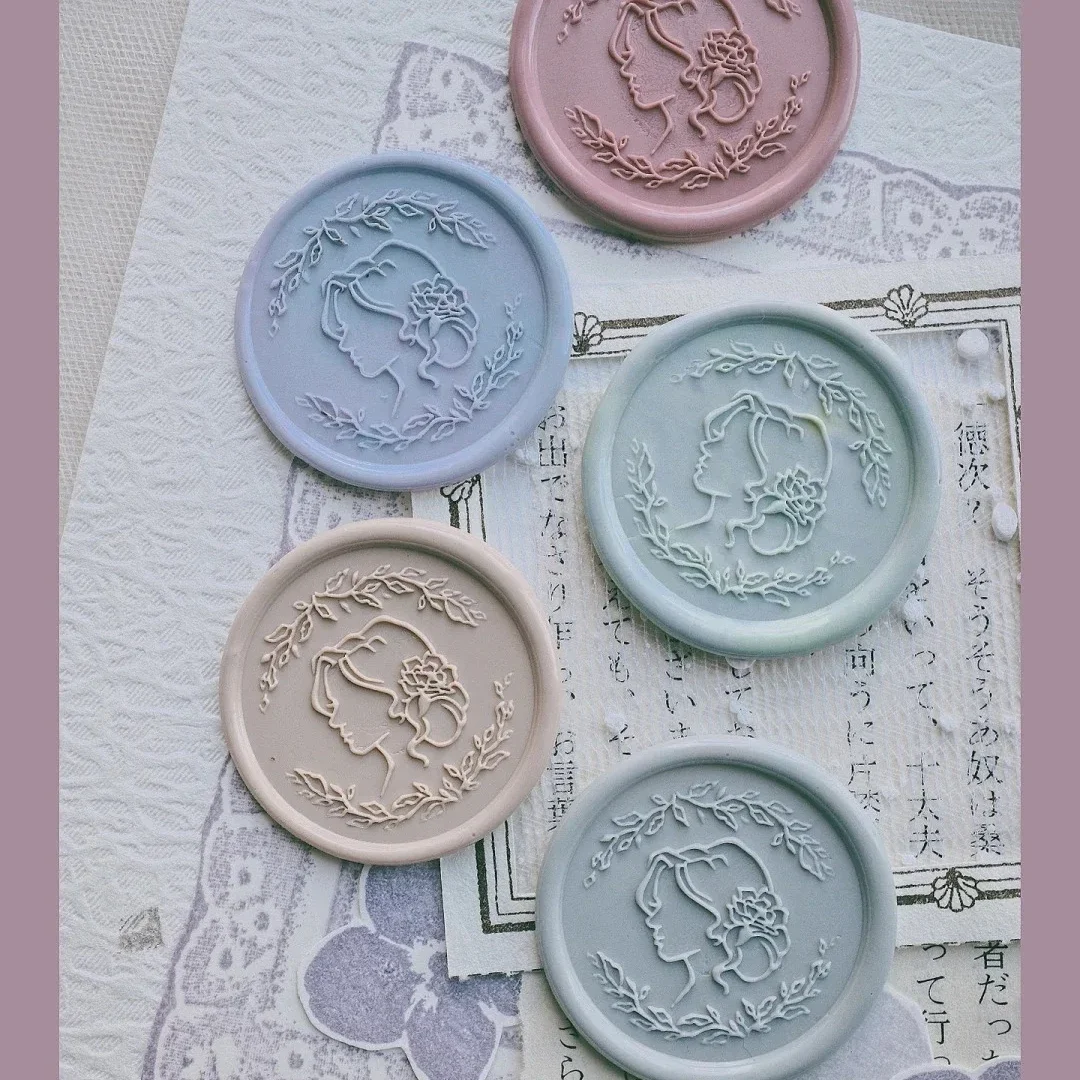 3D stamp copper head fire seal fine carving multi-layer seal head special-shaped relief envelope wedding invitation gift
