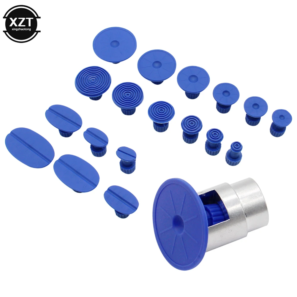M10 Set Car Aluminum Alloy Dent Repair Puller Head Adapter Screw Tips for Slide Hammer and Pulling Tab M10/M12 and Glue Tabs