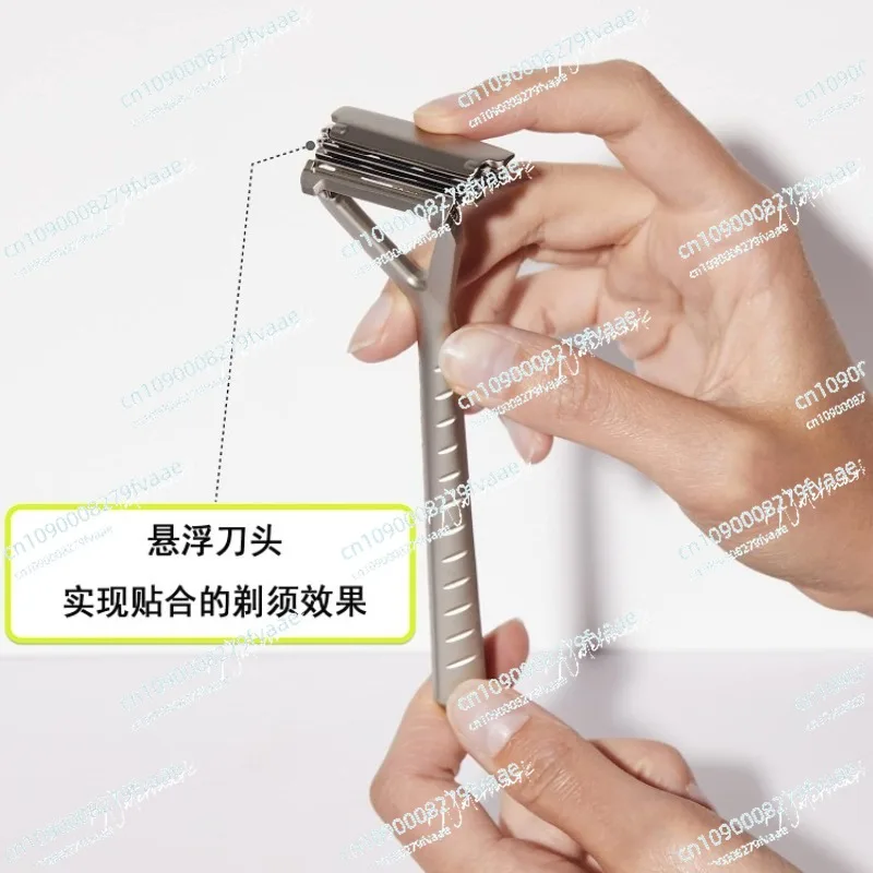 면도기 교체용 칼날 3층 면도기 면도기 대머리 도구(스테인레스 스틸)