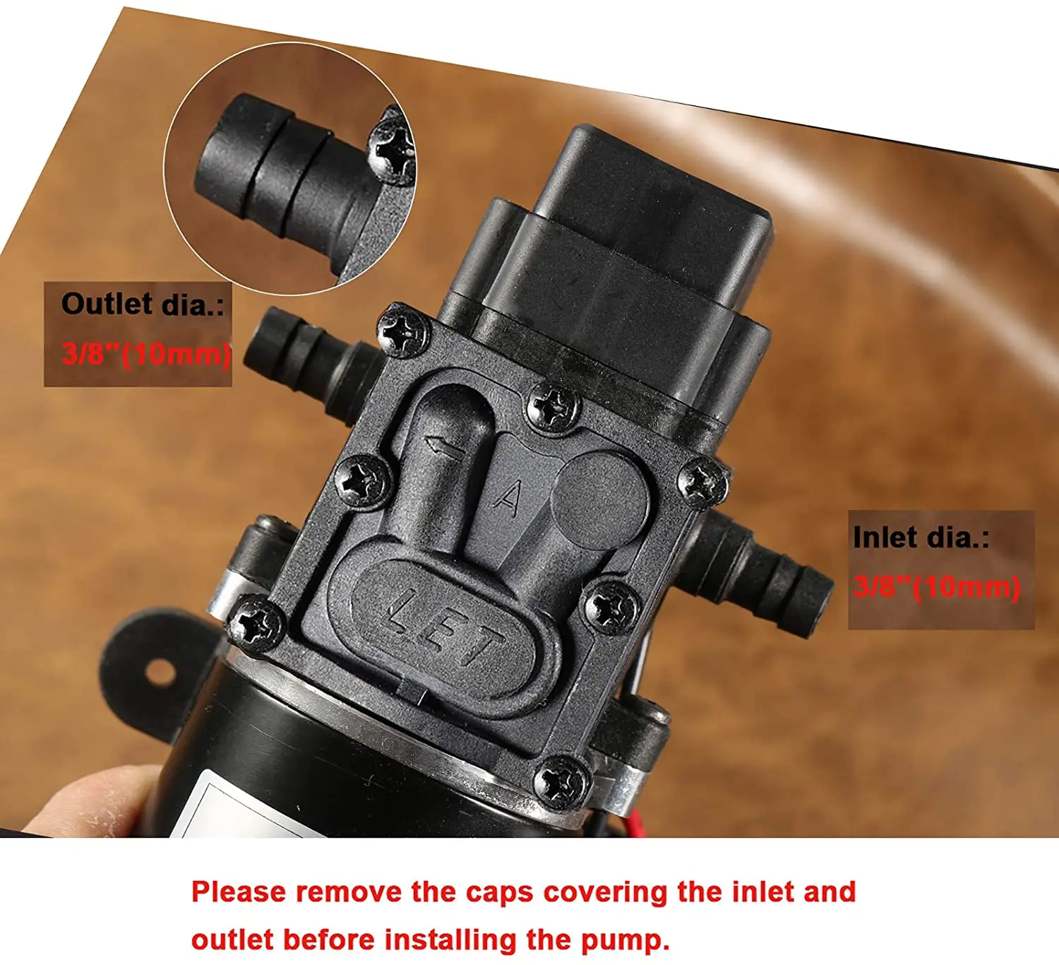 Bayite ̾  , RV ķī ؾ Ʈ ܵ, 1.5 GPM (5.6 L/min) 100 PSI, ȣ Ŭ 2  , 12V