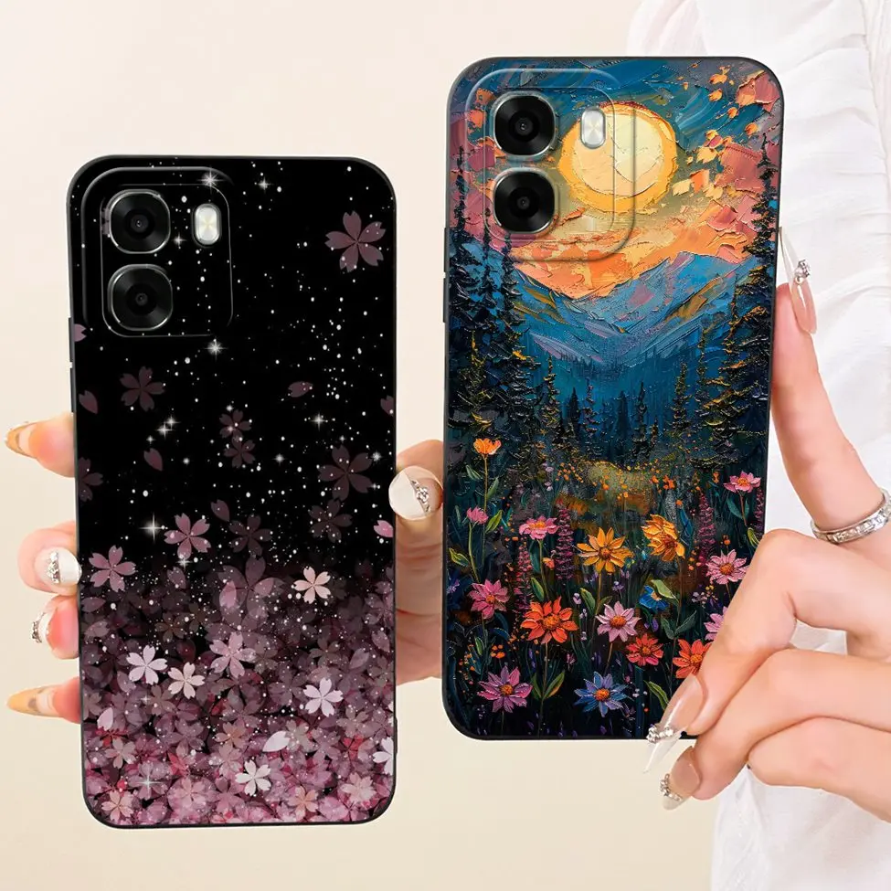 Cute Kawaii Luxury Fashion Flower Silicone Phone Case Cover