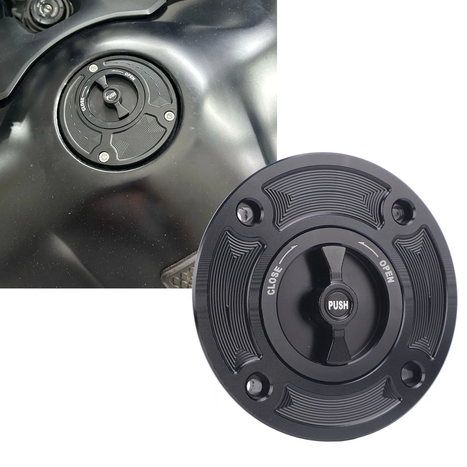 Motorcycle Gas Oil  Cover Motorcycle Fuel   Debris Blocking Secure Sealing Prevent Spillage for GS600F 2000 To 2001