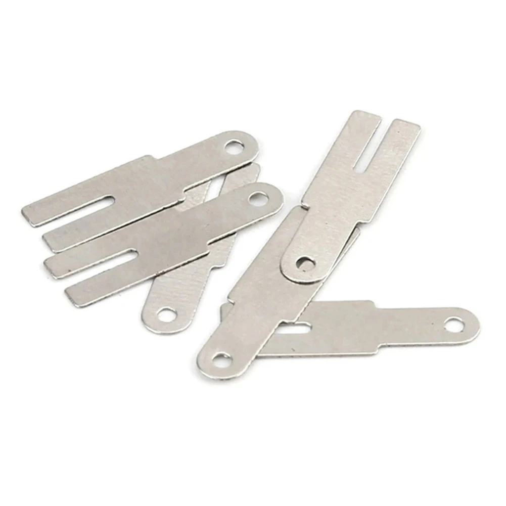 50pcs Y Shaped Nickel Sheets Nickel Strip Battery Connection Nickel Plated Steel Belt Strip Spot Welding Connector 20*5.7mm