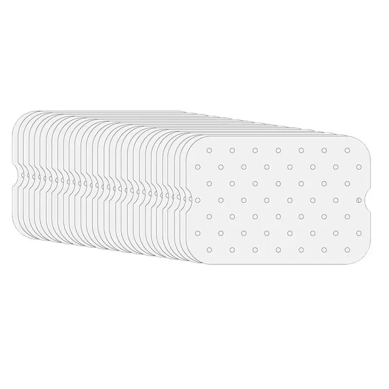 

100 шт. пневматическая фритюрница пергамент маслостойкий водонепроницаемый антипригарный неотбеленный перфорированный пергамент для пневматических фритюрниц подходит