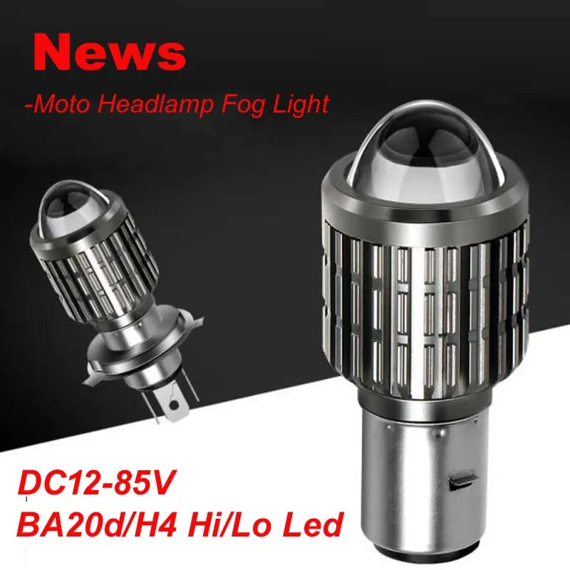 High quality BA20d electrocar,E-Bike,Autobike,Motorcycle,Motorbike led bulb,DC12-85V H4 BA20d Led Lights free shipping 1pcs/lot