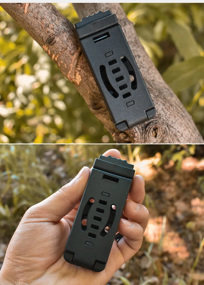 Outdoor Tactical Molle Back and Waist Clips, Specially Used for DIY Outdoor Tools, KYDEX Accessories Carrying K Sheath Clips