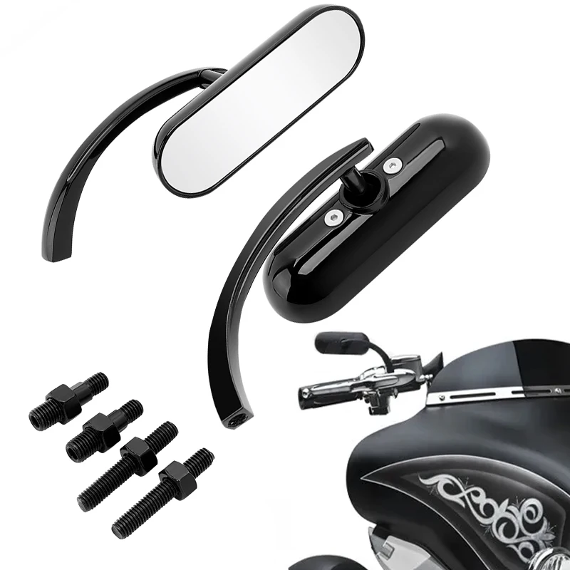 Motorcycle Accessories Motorbike Side Mirrors Mirror For Harley Touring Electra Glide Dyna Fatboy Softail Sportster Breakout motorcycle handle bar mirror