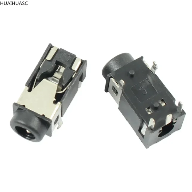 PJ322 3.5mm 1/8 Female Audio Connector 5 Pin PCB Mount DIP Interface Headphone Jack 1