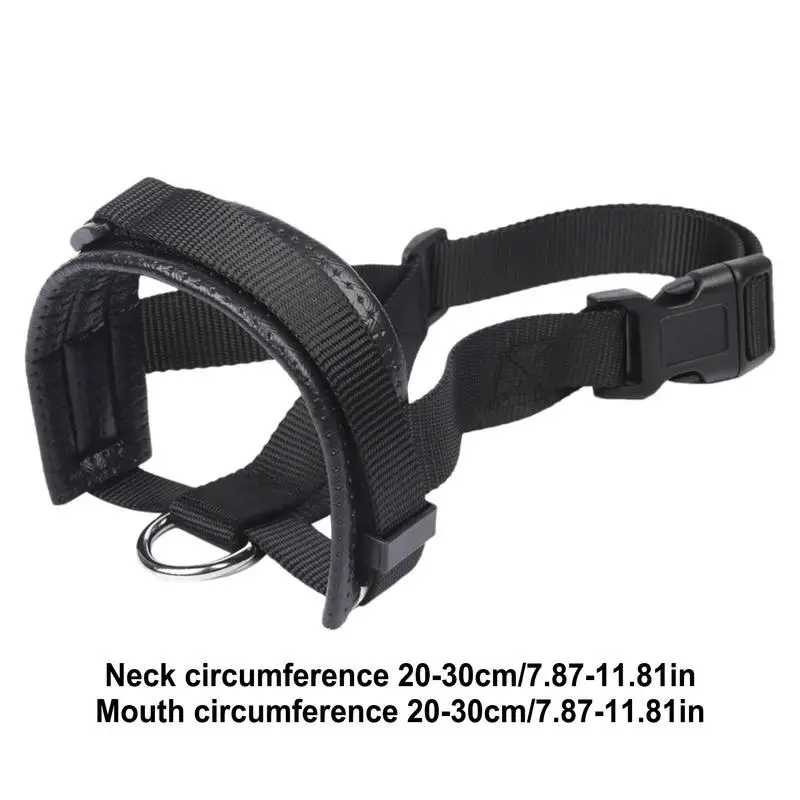 Adjustable No Barking Muzzle Dog Mouth Guard Breathable Pet Mouth Muzzles Medium Large Dogs Anti-biting Pet Supplies Soft Muzzle