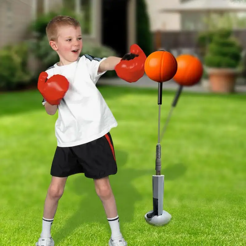 Boxing Reflex Bag Height Adjustable Speed Bag Boxing Speed For Adults And Kids Flexible Height Reflex Training Punch