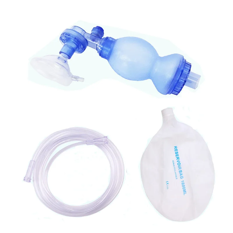 Jetflon Ambu bag Silicone Adult Ambu Bag Green Self-Inflating,Face  mask,Reservoir Bag & Oxygen tube (autoclavable) Resuscitator Manual  Resuscitator Respiratory Exerciser : Amazon.in: Industrial & Scientific