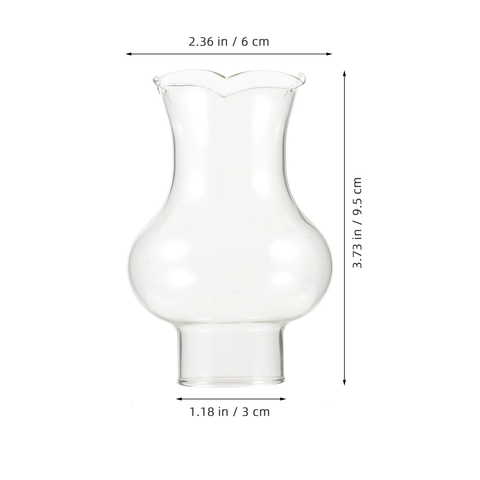 Kerosene Lamp Lampshade 28-hole Kerosene Lamp Glass Lampshade Diameter 3cm Old-fashioned Oil Lanterns Cover Shades Clear Chimney Small Light