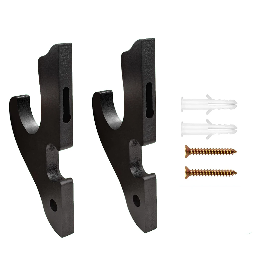 Sword Display Rack Wall Mount Wooden Samurai Katana Tanto Sword Hook Hanger Adjustable for Knife Cosplay Wand