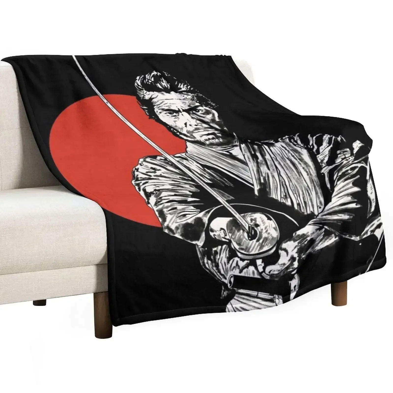 

Samurai Throw Blanket Blankets For Bed Decoratives Custom Kid'S Blankets
