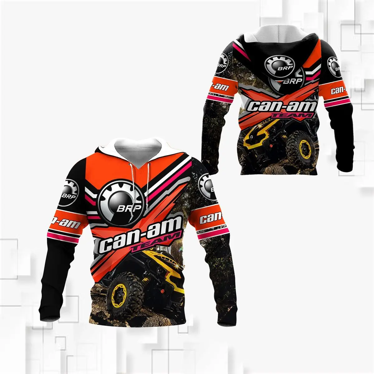 

Brp Can-am 3DPrint Newest Off-road Racing Car Unique Men/Women Cozy Harajuku Casual Streetwear Hoodies/Zip/Sweatshirt Style - 1