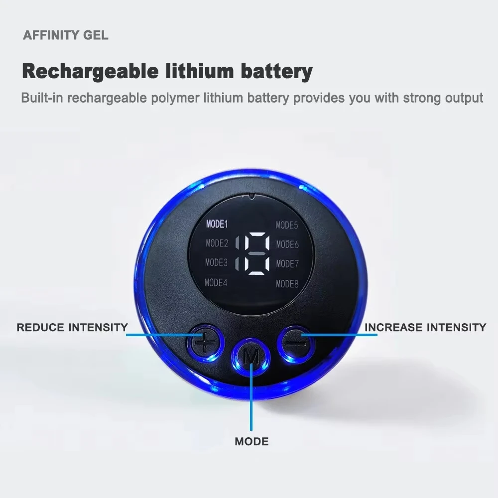 Cinturón de entrenamiento electrónico portátil recargable por USB, entrenador de músculos abdominales, masajeador de ejercicio físico para fuerza central - Imagen 2