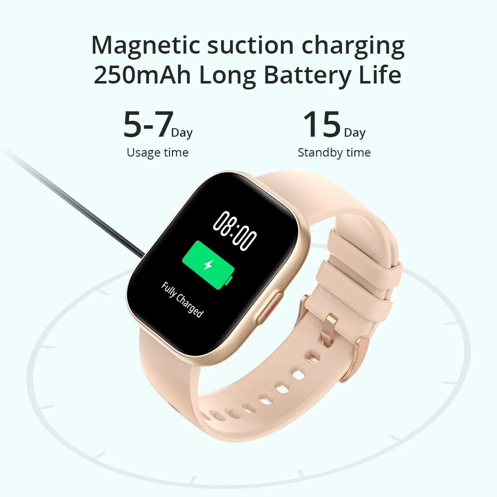 Smart Watch COLMI P68 2.04'' AMOLED Screen 100 Sports Modes 7 Day Battery Life Support Always On Display Men Women smart watch