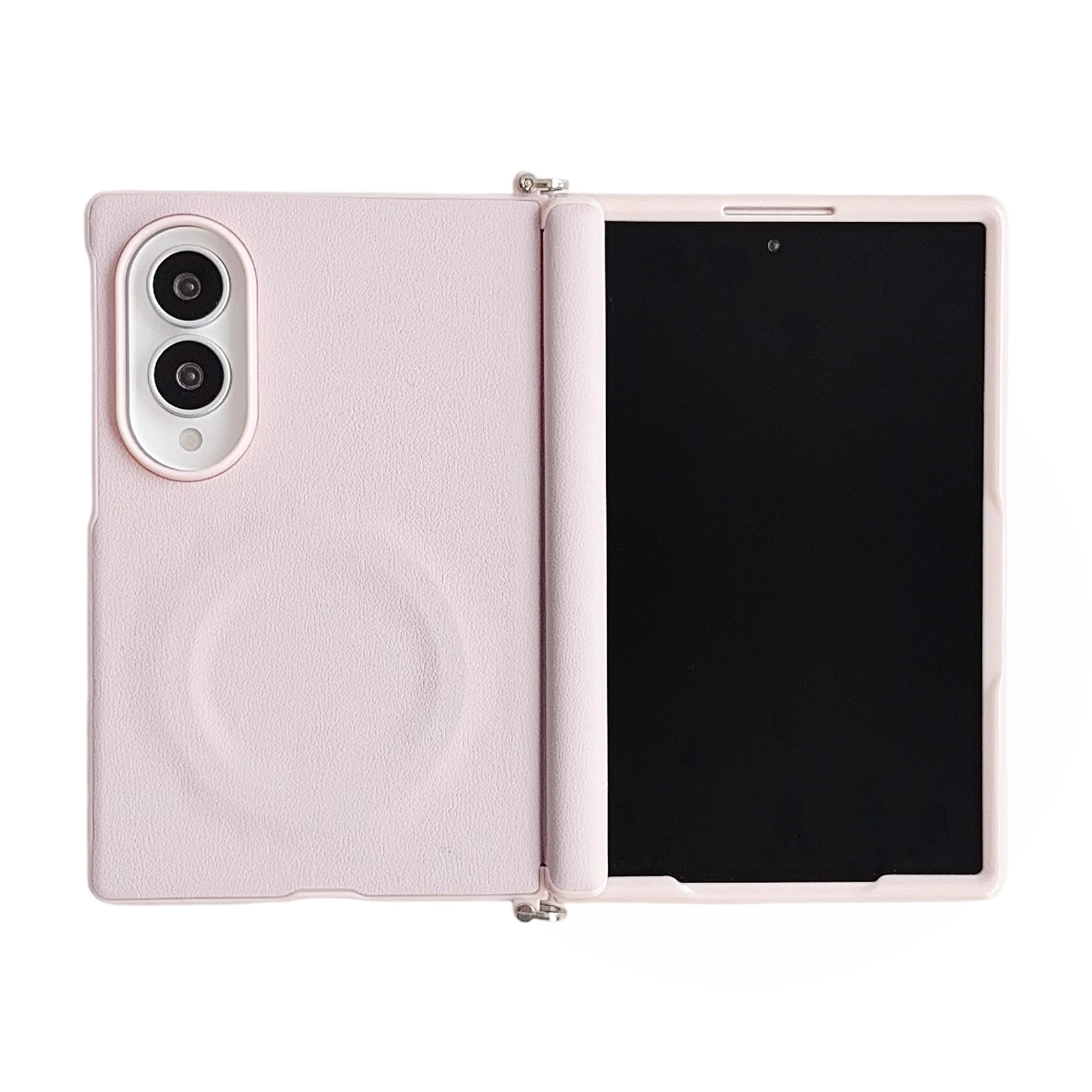 Leather Candy Color Matte Case with Hinge Protection and Shockproof Cover