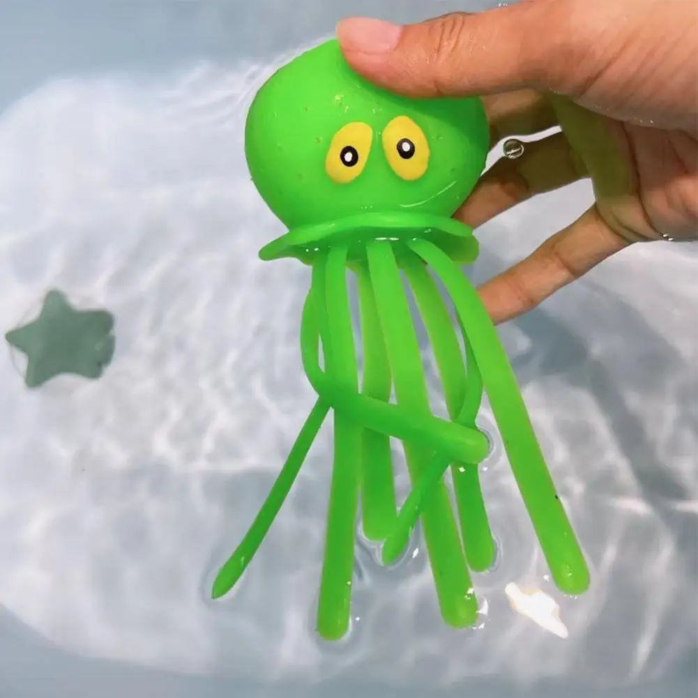 Wasserspiel-Krake, kreatives Badewasserspielspielzeug, wasserabsorbierender Oktopus, lindert Stress, Sprays, Wasser, Badespielzeug für Kinder – Detail 8