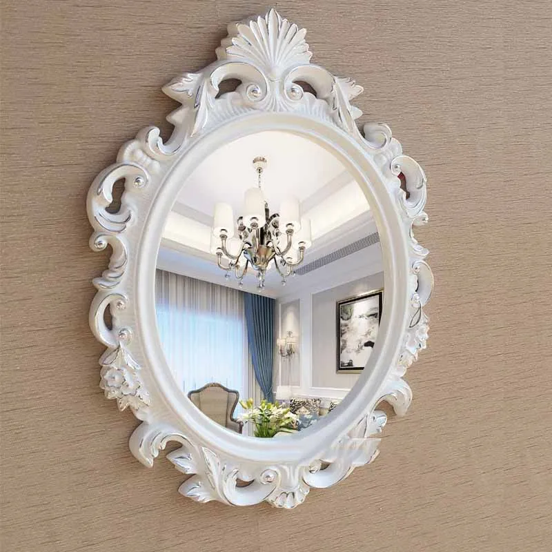 Irregular Design Wall Mirror Aesthetic Bathroom Hanging Hallway Wall Mirror  Vintage Luxury Design Spiegel Aesthetic Room Decor