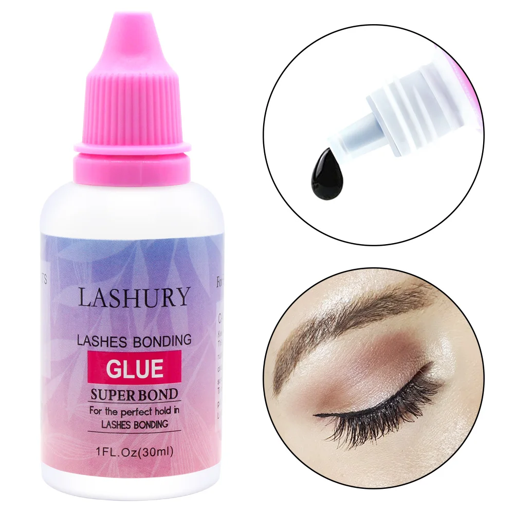 1 Custom Logo Private Label Personal Brand Eyelash Glue Black White Remover Kit  Powerful Hair Adhesive
