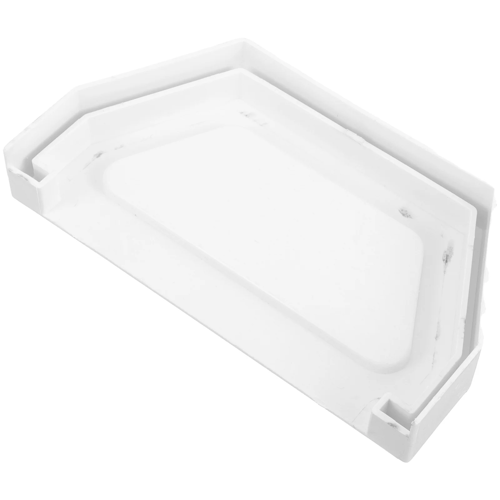 PVC Sink Gutter Bilateral External Plugging Seal Rain End Cap Downspout Parts Square Accessories Plastic and
